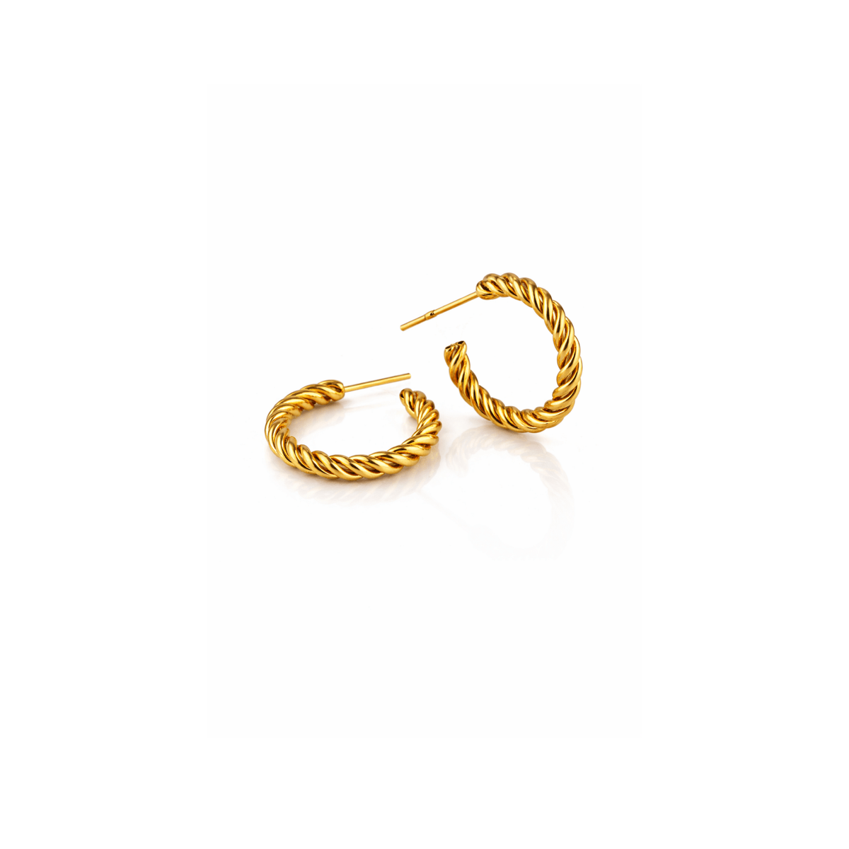 Belle Twist Hoops - Dorem Jewelry